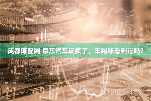 成都赚配网 京东汽车玩疯了，车踢球看到过吗？